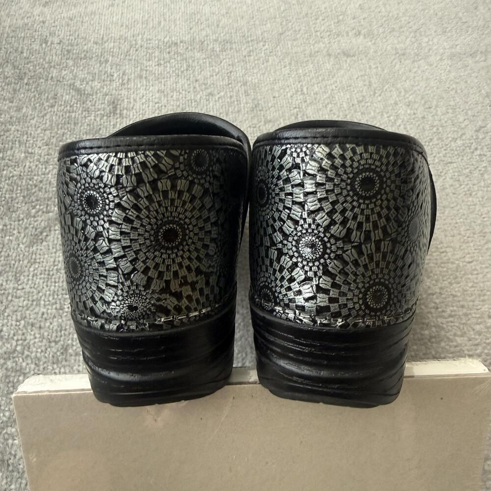 Dansko XP Clogs Shoes Womens Size 41 Silver Geometric Slip Resistant Work - Picture 12 of 12